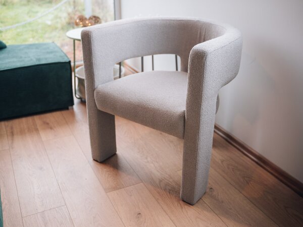 Fotoliu design bej închis ALPAH LOOP Loop 04