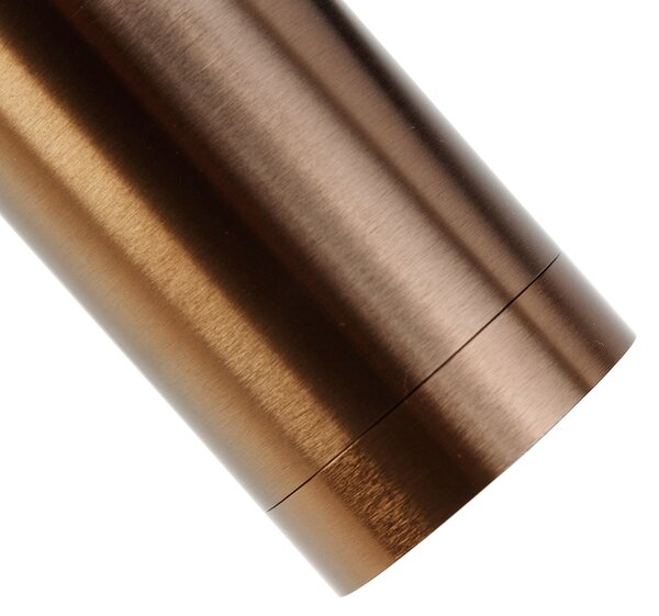 Sistem de șine modern monofazat cu 4 spoturi bronz închis - Jeana