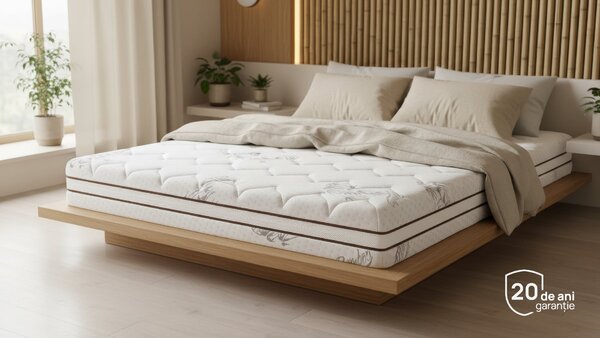 Saltea Sleepy, Bamboo 7, 82x190x20, Medie-tare