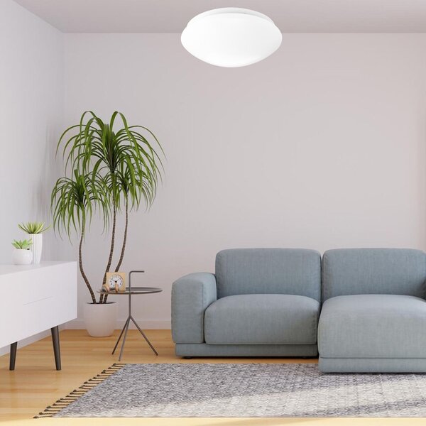Lampă 33cm Plafon rotunda alba 18W APP756-1C