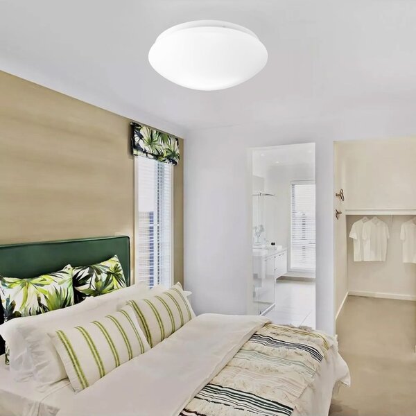 Lampă 33cm Plafon rotunda alba 18W APP756-1C