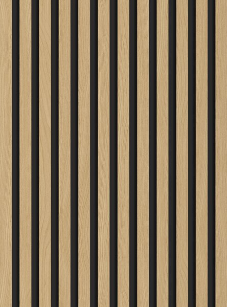 Mexen Lam-B, lamele acustice de perete 275 × 30 cm, placă HDF 4 mm, furnir tehnic, stejar auriu, 275307-3015-003