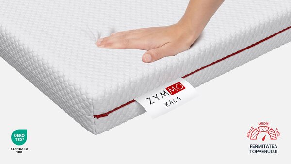 Topper saltea Zymmo, Kala, 60x120x10, Medie-tare