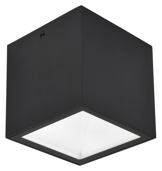 LUTEC Lampă de tavan pentru exterior cu LED GEMINI, negru, 9 x cm, IP65, Negru, Aluminiu, Modern