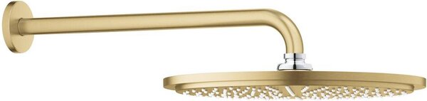 Grohe Rainshower cap de duș cu braț 31x31 cm rotund Brushed Cool Sunrise 26066GN0
