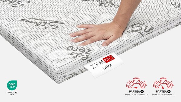 Topper saltea Zymmo, Sava, 72x190x6, Moale
