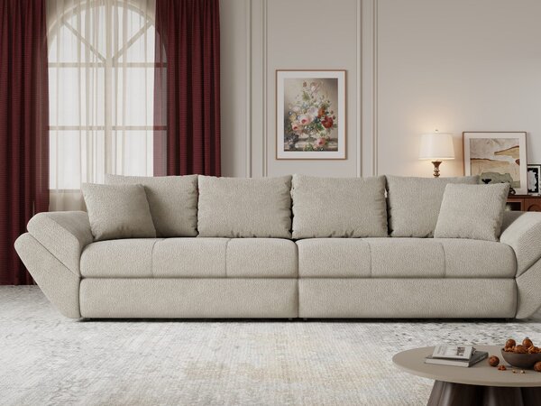 Canapea extensibilă dumonde cu ladă de depozitare Loana Vibe Bej 300x100 cm