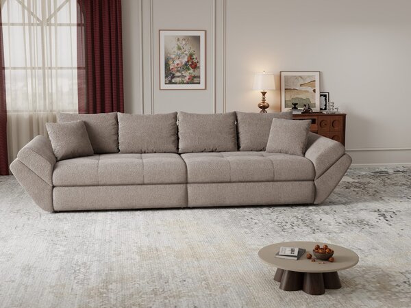 Canapea extensibilă dumonde cu ladă de depozitare Loana Vibe Maro 300x100 cm