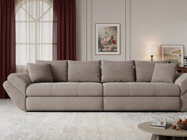 Canapea extensibilă dumonde cu ladă de depozitare Loana Vibe Maro 300x100 cm
