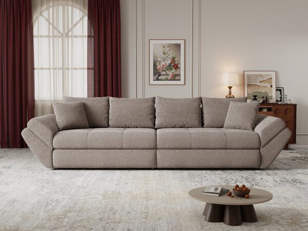 Canapea extensibilă dumonde cu ladă de depozitare Loana Vibe Maro 300x100 cm
