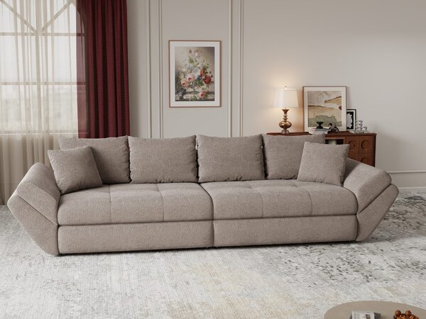 Canapea extensibilă dumonde cu ladă de depozitare Loana Vibe Maro 300x100 cm