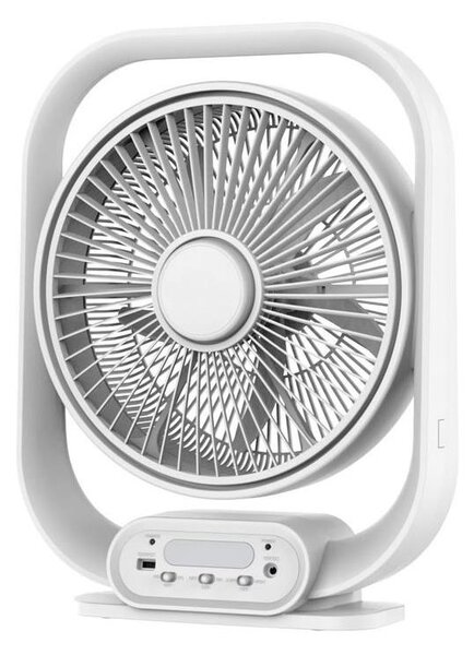 Lampă de birou LED cu ventilator LED/2W/230V albă