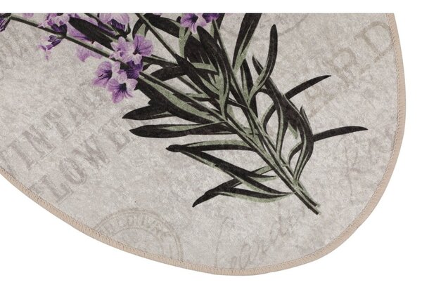 Covorașe de baie mov-bej 3 buc. 60x100 cm Lavender – Foutastic
