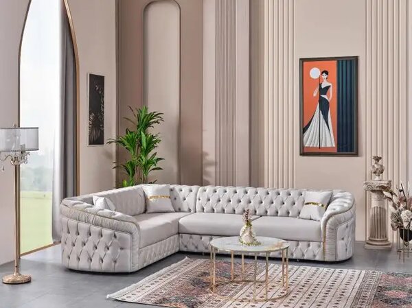 Coltar extensibil pe still Chesterfield Arizona, auriu