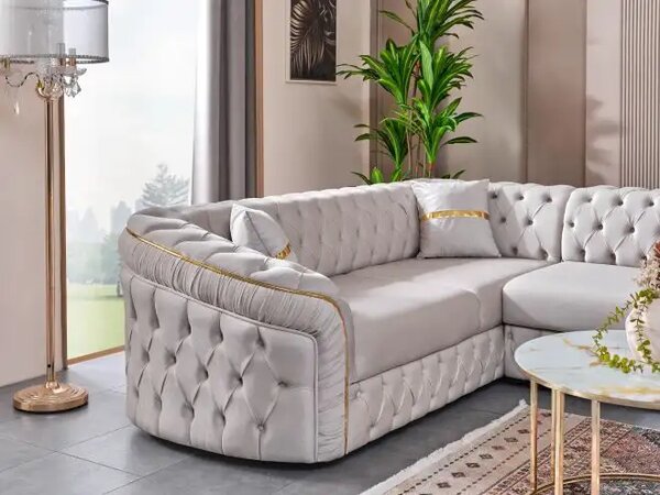 Coltar extensibil pe still Chesterfield Arizona, auriu