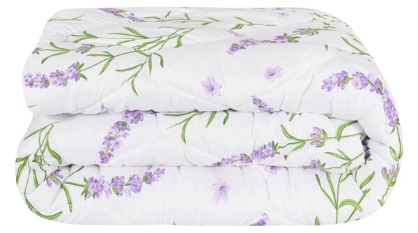 Pilota matlasata Lavanda Confort 140x200 cm, 500 g, microfibra, iarna, foarte groasa