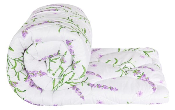Pilota matlasata Lavanda Confort 140x200 cm, 500 g, microfibra, iarna, foarte groasa