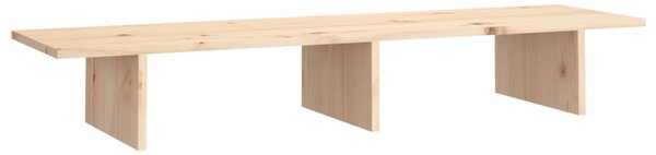Suport pentru monitor, 100x27x15 cm, lemn masiv de pin