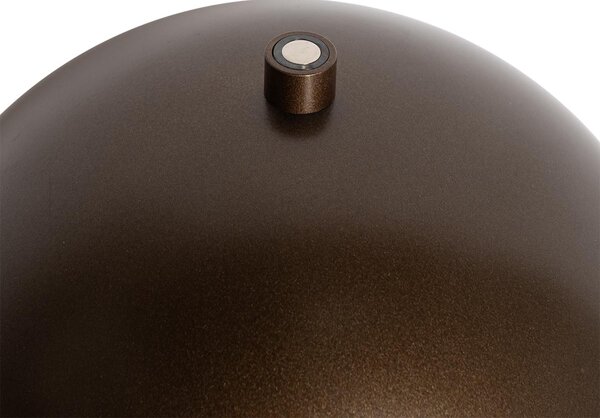 Set de 2 lămpi de masă pentru exterior bronz închis reîncărcabile cu LED, reglabile în 3 trepte - Keira