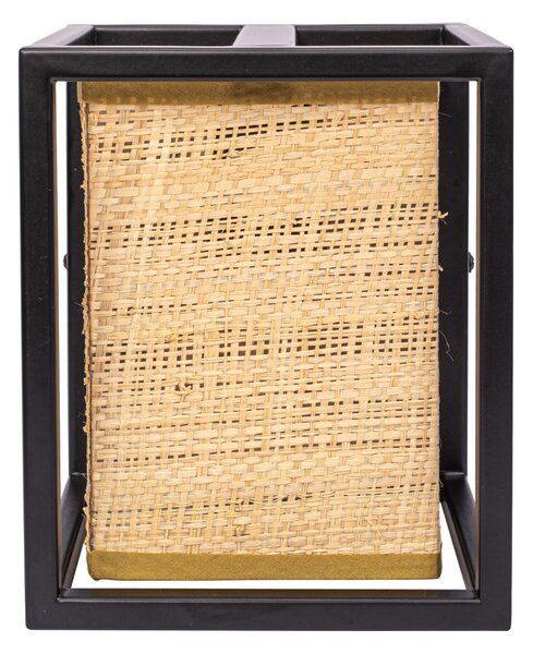 Toolight Instrument, lampă de perete 1xE27 APP1286-1W, negru-maro, OSW-00924