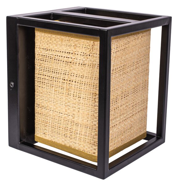 Toolight Instrument, lampă de perete 1xE27 APP1286-1W, negru-maro, OSW-00924