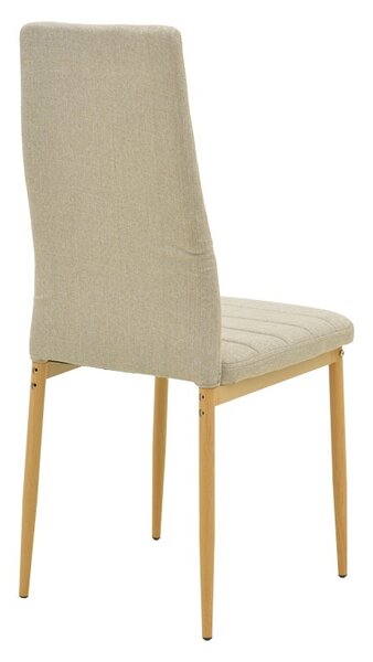 Scaun Parker, bej/natural, 39.5x48x95 cm