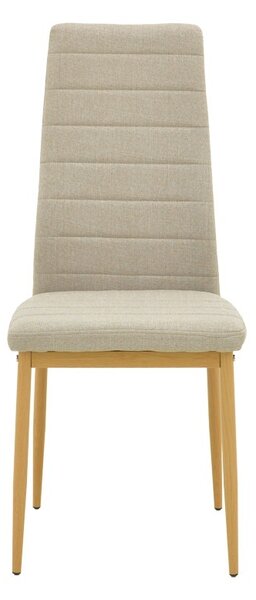 Scaun Parker, bej/natural, 39.5x48x95 cm
