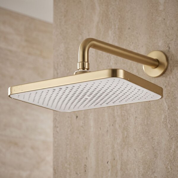 Pălărie de duș dreptunghiulară REA JS-032 Brushed Gold