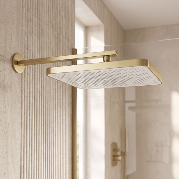 Pălărie de duș dreptunghiulară REA JS-032 Brushed Gold