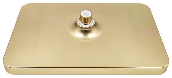 Pălărie de duș dreptunghiulară REA JS-032 Brushed Gold