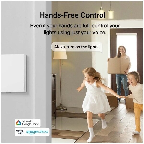 TP-Link - Întrerupător inteligent pentru iluminat, 2x AAA, Wi-Fi