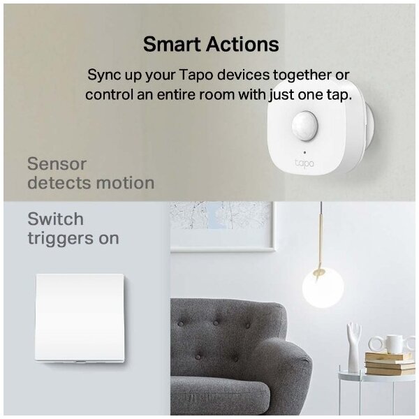 TP-Link - Întrerupător inteligent pentru iluminat, 2x AAA, Wi-Fi