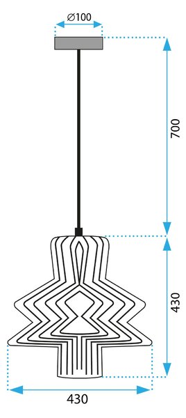Lampă de tavan APP1458-1CP