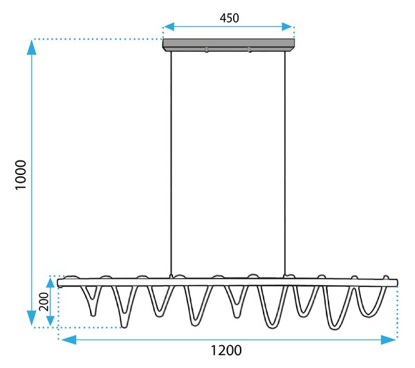 Lampă de tavan LED APP1288-CP