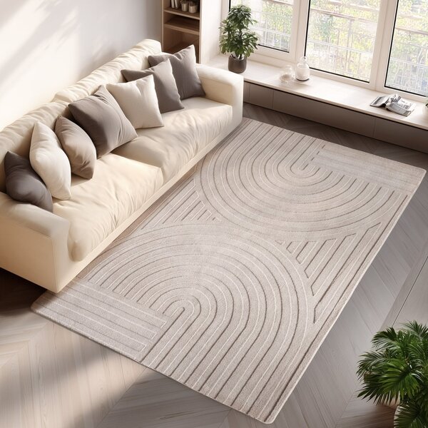 Covor Pompei V1 Crem, 120 x 170cm