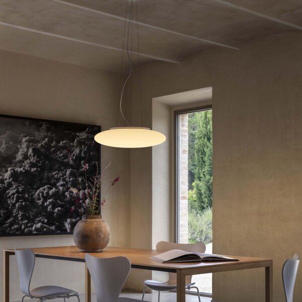 Ideal Lux - Lustră suspendată SMARTIES pe cablu, 3x E27/42W/230V, 50 cm, alb