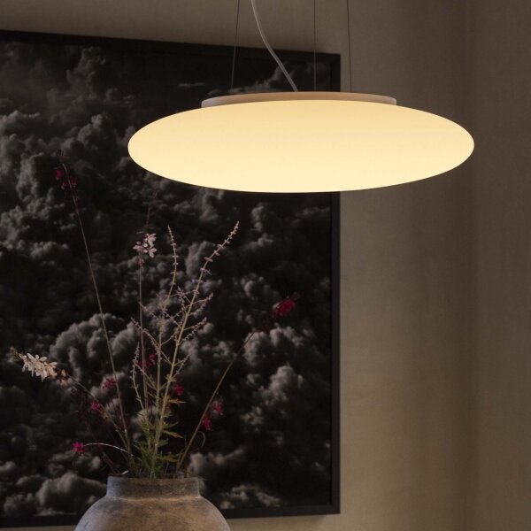 Ideal Lux - Lustră suspendată SMARTIES pe cablu, 3x E27/42W/230V, 50 cm, alb