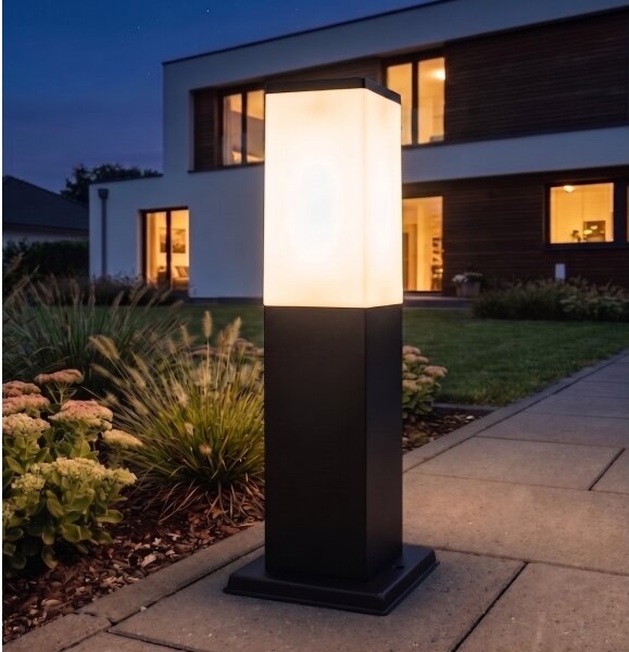 Brilagi - Lampă de exterior NOVA 1xE27/15W/230V 40 cm IP44 neagră