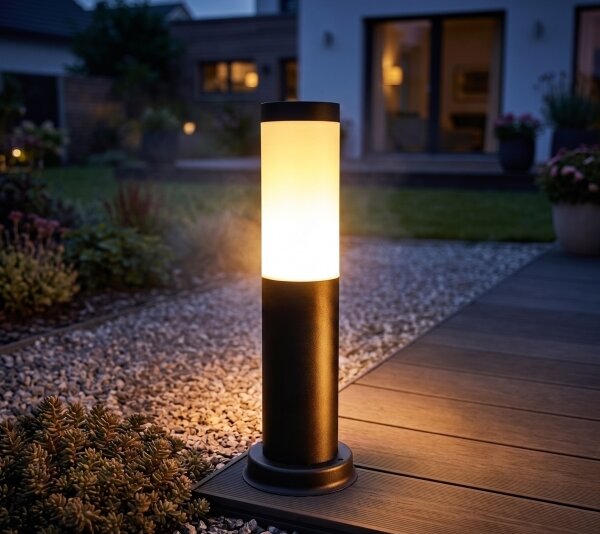 Brilagi - Lampă de exterior NOVA 1xE27/15W/230V 40 cm IP44 neagră
