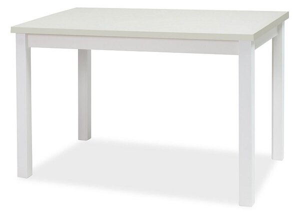 Masă de sufragerie Alfred (alb mat + alb mat) (pentru 4 persoane). 1049836