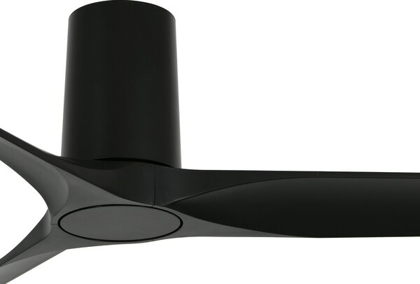 Beacon Lighting Ventilator de tavan Londo negru Motor DC 132 cm silențios, Negru, Camera de zi / sufragerie, Plastic, Modern