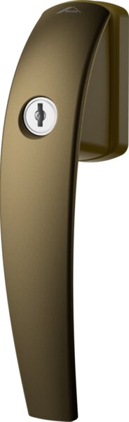 Maner fereastra cu cheie Roto Swing, lungimea patratului 43 mm, 40 Nm, cu suruburi de montaj, cu logo, culoare bronz