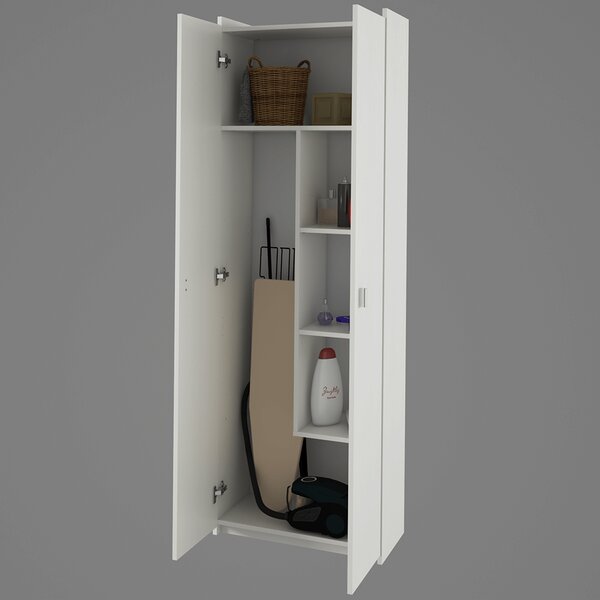 Dulap cu rafturi Nariel Typ 6 (Alb). 808797