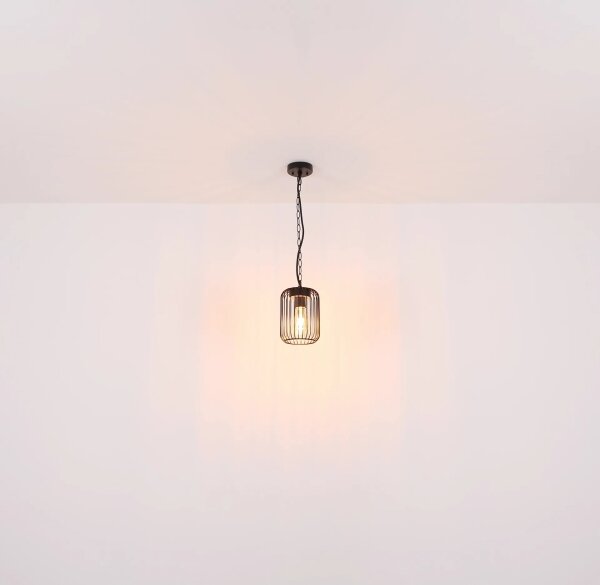 Globo 31985H - Candelabru de exterior pe lanț NINA 1xE27/15W/230V