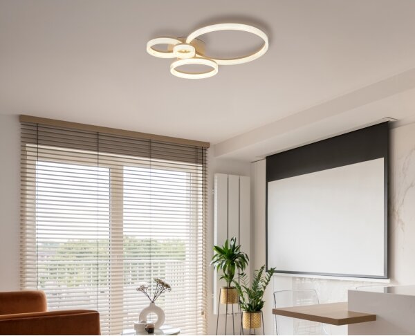 Globo 48046D6 - Plafonieră LED ZARA LED/40W/230V 3000K 64,5x75 cm