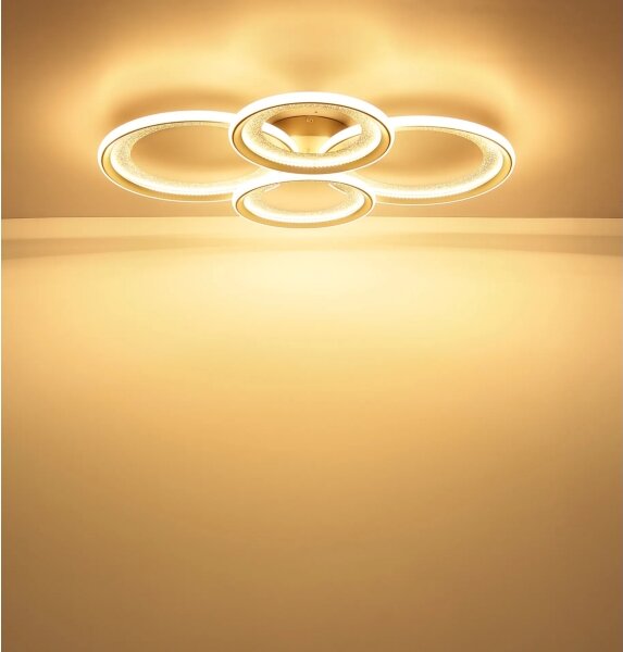 Globo 48064-50S - Plafonieră LED GLITRA LED/50W/230V 3000K 64,5x85,5 cm