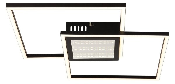 Globo 48468-32 - Plafonieră LED dimabilă SAUNDERS 32W/230V 42,6x42,6 cm