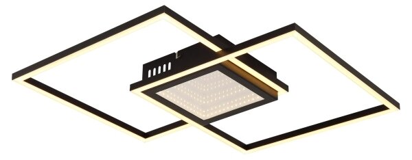 Globo 48468-32 - Plafonieră LED dimabilă SAUNDERS 32W/230V 42,6x42,6 cm