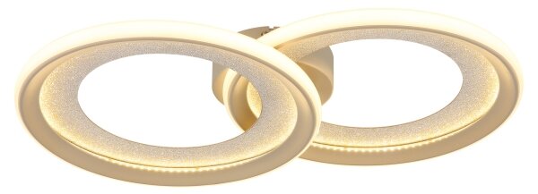 Globo 48064-30S - Lampă de tavan GLITRA cu LED, 30 W, 230 V, 3000 K, 31,5 x 52,5 cm