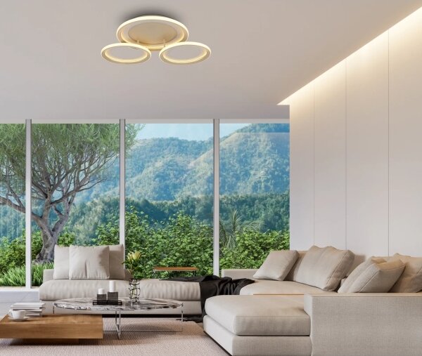 Globo 48064-40S - Plafonieră LED GLITRA LED/40W/230V 3000K 60,5x62,5 cm